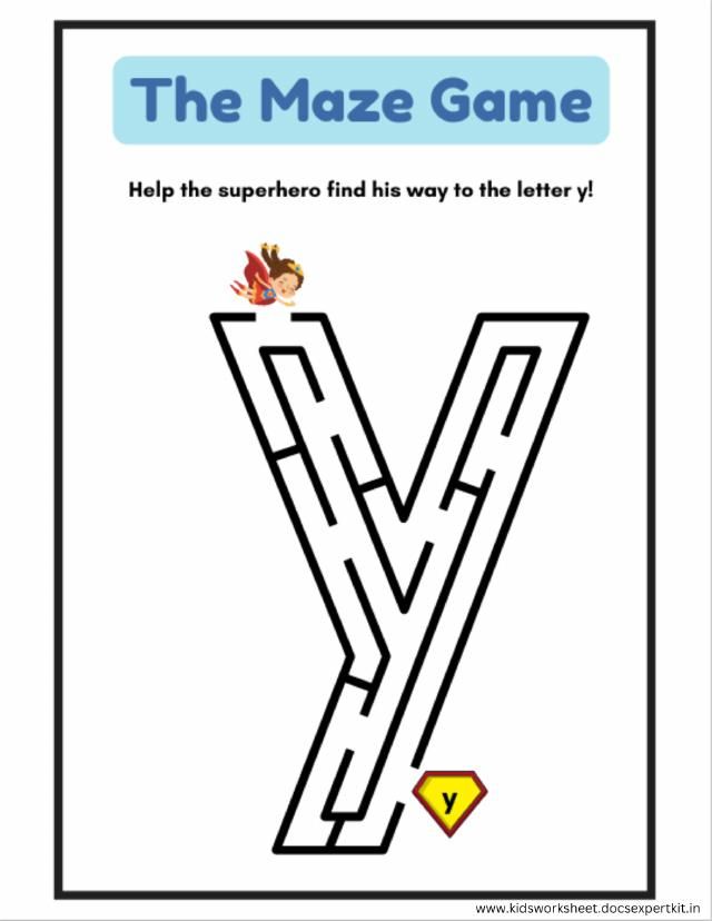 Maze Game worksheet 1