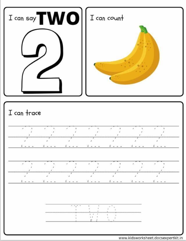 Learn Number worksheet 2