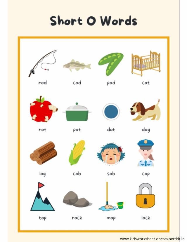 Read & Learn Words worksheet 3