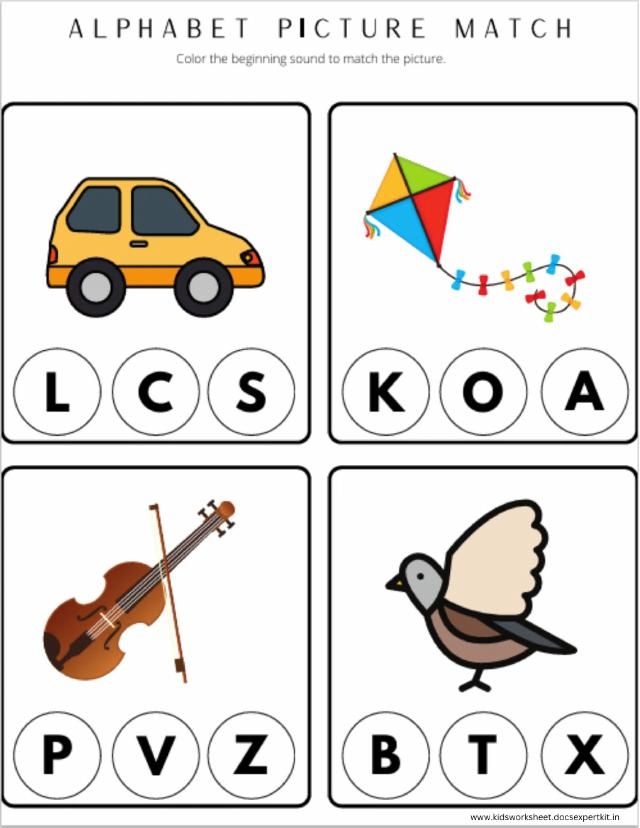 Alphabet Adventure worksheet 1